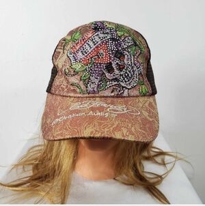 Christian Audigier Embellished Cap